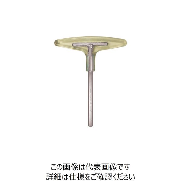 エイト T型 六角棒スパナ 樹脂ハンドル ショートタイプ 単品 EXH-2 1本 481-9292（直送品）