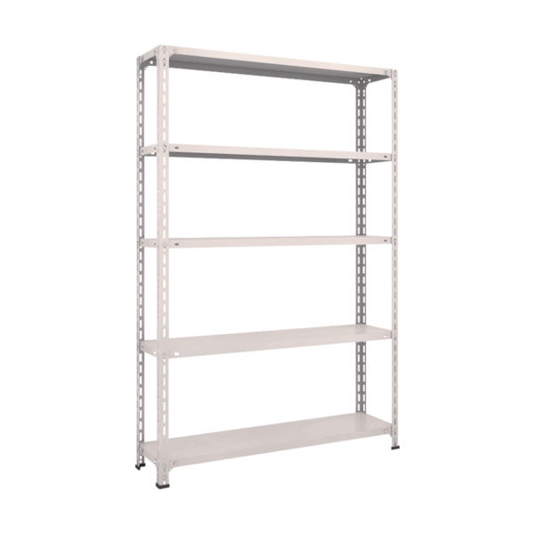 TRUSCO スチールラック 軽量棚開放型 W1200XD300XH1800 5段 ネオグレー 64V-15 NG 1台(1個)（直送品）