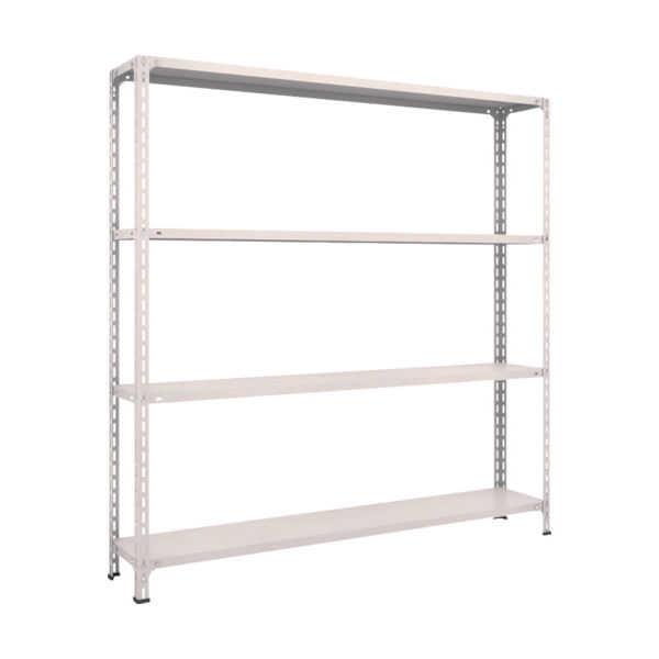 TRUSCO スチールラック 軽量棚開放型 W1800XD300XH1800 4段 ネオグレー 66V-14 NG 1台(1個)（直送品）