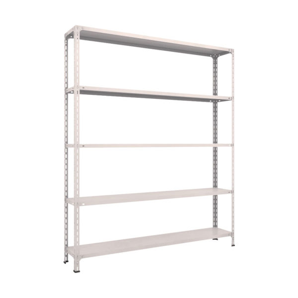 TRUSCO スチールラック 軽量棚開放型 W1800XD300XH2100 5段 ネオグレー 76V-15 NG 1台(1個)（直送品）