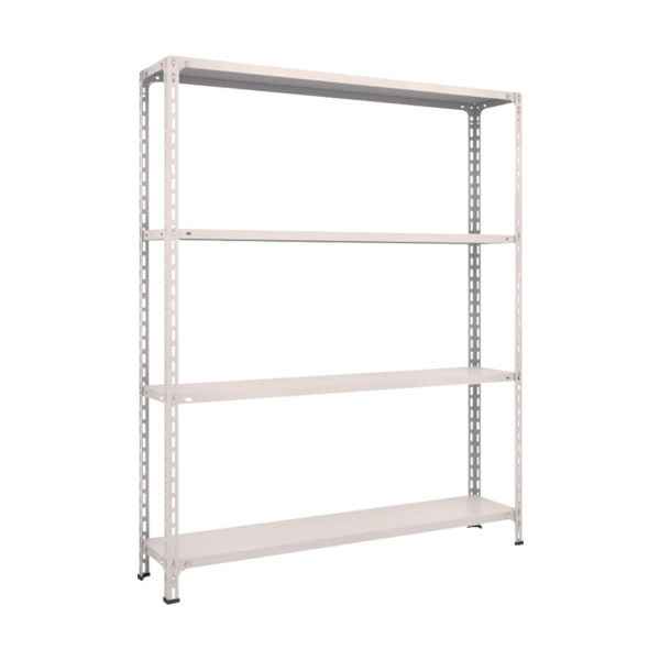 TRUSCO スチールラック 軽量棚開放型 W1500XD300XH1800 4段 ネオグレー 65V-14 NG 1台(1個)（直送品）