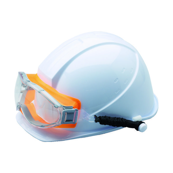 ミドリ安全 UVEX ゴーグル型 保護メガネ ヘルメット取付式 X-9302SPG-OR 1個 422-8880（直送品）