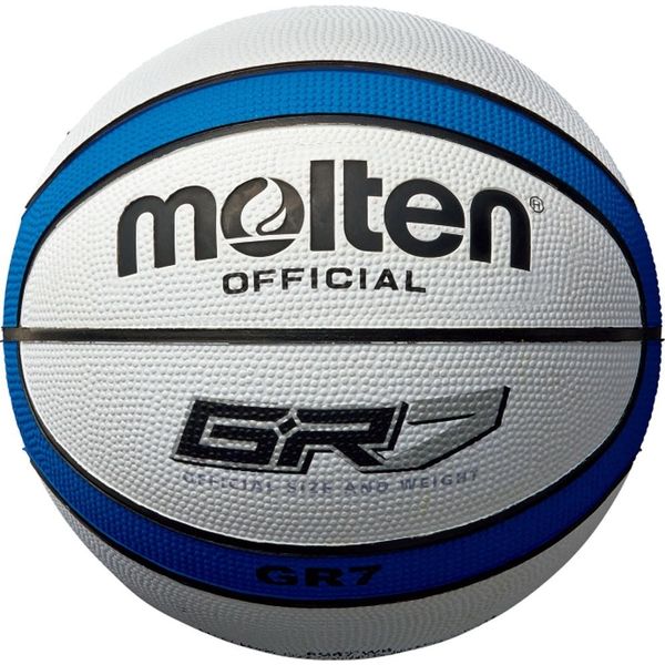 モルテン(molten) バスケットボール7号球 GR7 ホワイト×ブルー BGR7WB BGR7WB 1個（直送品）