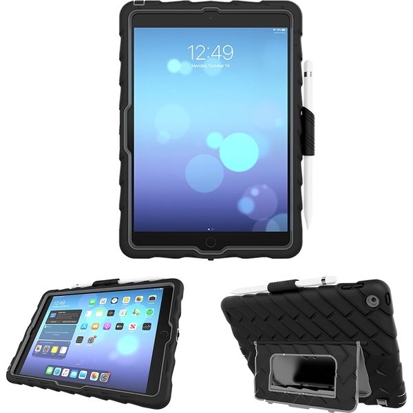 HideAway 耐衝撃ハードケース iPad 10.2インチ 第7・8・9世代 スクリーン保護フィルム付・ペンシルホルダー　03A005（直送品）