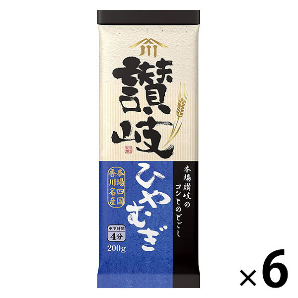 川田製麺 讃岐（さぬき）ひやむぎ 200g 1セット（6個） 日清製粉ウェルナ