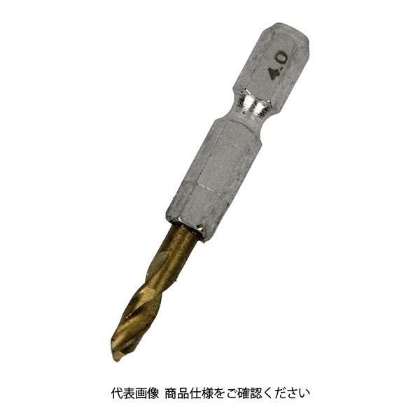藤原産業 SK11 六角軸Tin鉄ドリル 極短 4.0mm 1セット(5個)（直送品）