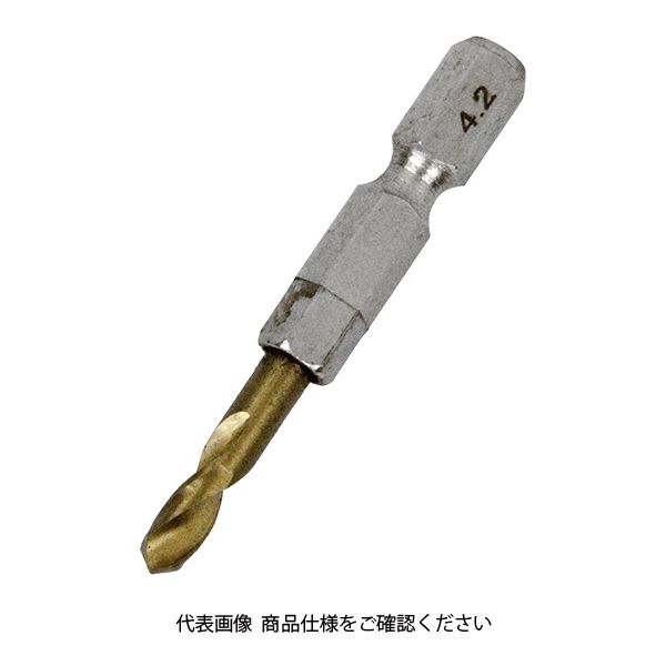 藤原産業 SK11 六角軸Tin鉄ドリル 極短 4.2mm 1セット(5個)（直送品）