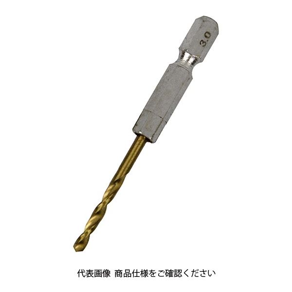 藤原産業 SK11 六角軸Tin鉄ドリル 微短 3.0mm 1セット(5個)（直送品）
