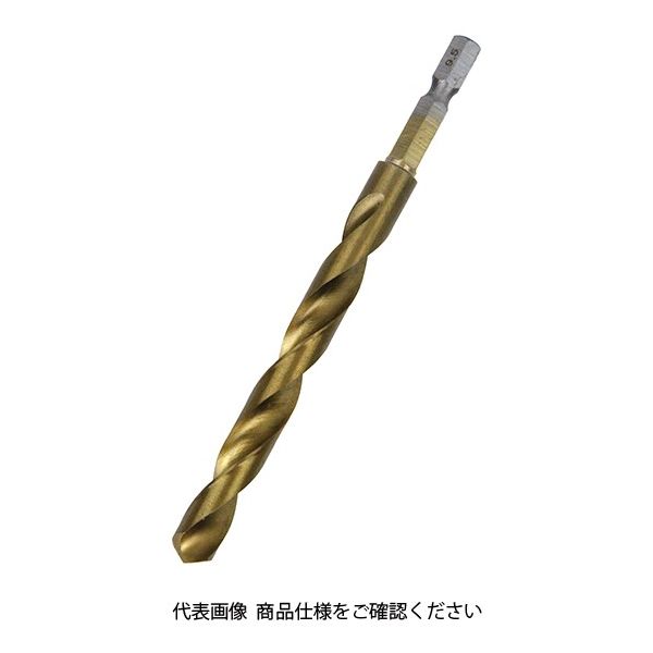 藤原産業 SK11 六角軸Tin鉄ドリル 普通 9.5mm 1セット(4個)（直送品）
