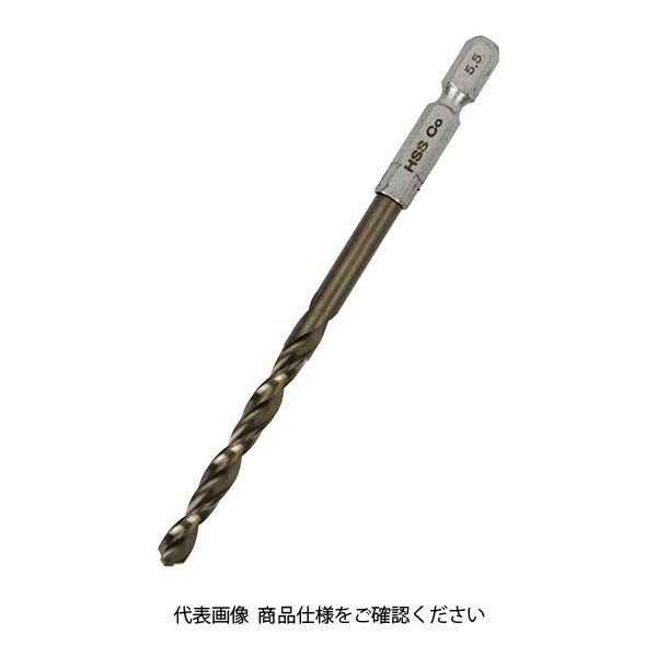 藤原産業 SK11 六角軸Coステンドリル 普通 5.5mm 1セット(4個)（直送品）