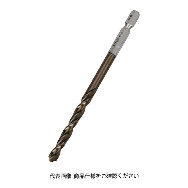 藤原産業 SK11 六角軸Coステンドリル 普通 6.5mm 1セット(4個)（直送品）