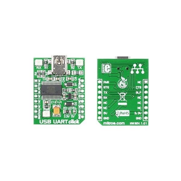 MikroElektronika 通信 / ワイヤレス開発ツール， USB to UART， MIKROE-1203（直送品）