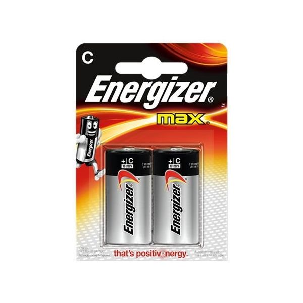 エナジャイザー（Energizer） 単2電池 Energizer アルカリ電池，公称電圧 1.5V 7638900410402（直送品）