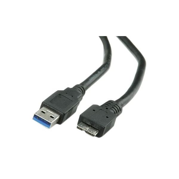 Roline USBケーブル， オスUSB A → オスマイクロUSB B， 11.02.8877-10（直送品）