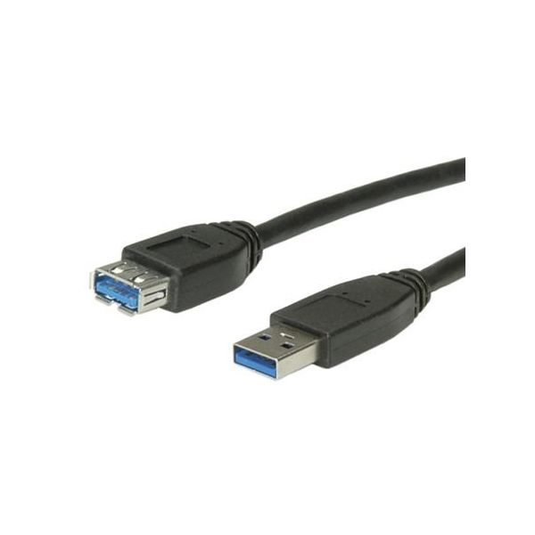 SECOMP Roline USB延長ケーブル 0.8m 11.02.8977-50 1個（直送品）