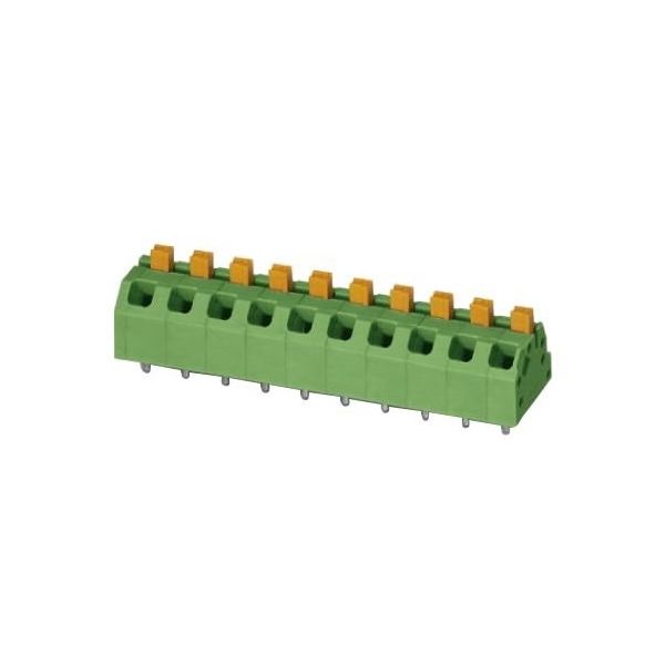Phoenix Contact 基板用端子台， SPTAF 1/ 4-5.0-ELシリーズ， 5mmピッチ ， 2列， 4極， 緑（直送品）