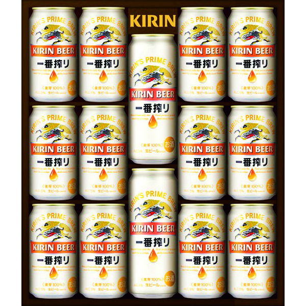 キリンビール 【お中元ギフト・熨斗付き】キリンビール キリン一番搾り生ビールセット K-IS35 351353 1セット（直送品）