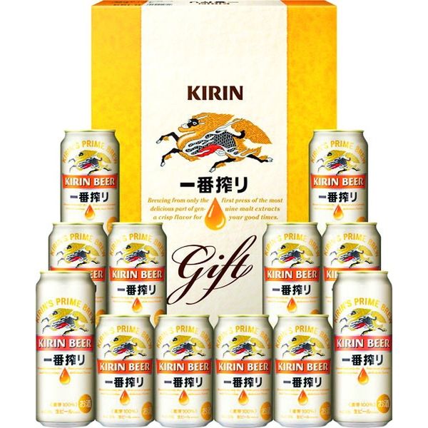 キリンビール 【お中元ギフト・熨斗付き】キリンビール キリン一番搾り生ビールセット K-IS3 862258 1セット（直送品）