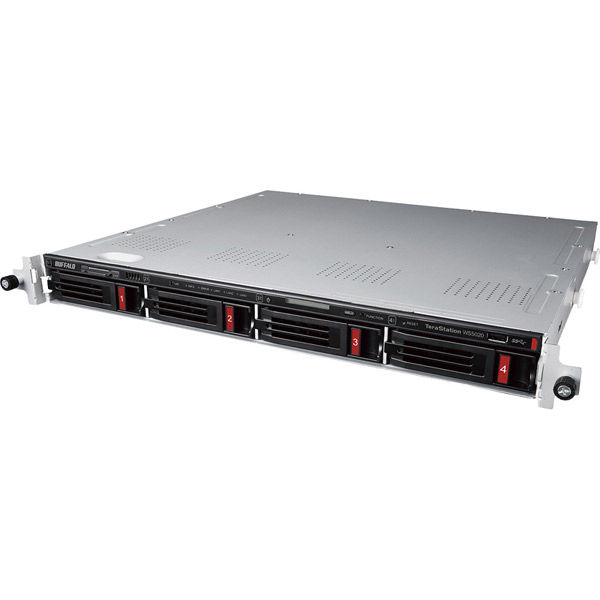 NAS（ネットワークハードディスク）16TB 4ドライブ テラステーション HDD WS5420RN16W2 1台 バッファロー（直送品）