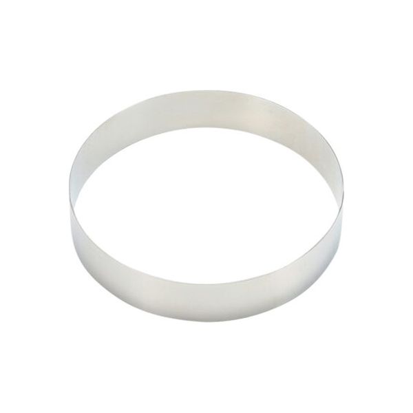 10個セット】丸型ステンレスセルクル 直径150×高さ50mm 製菓用