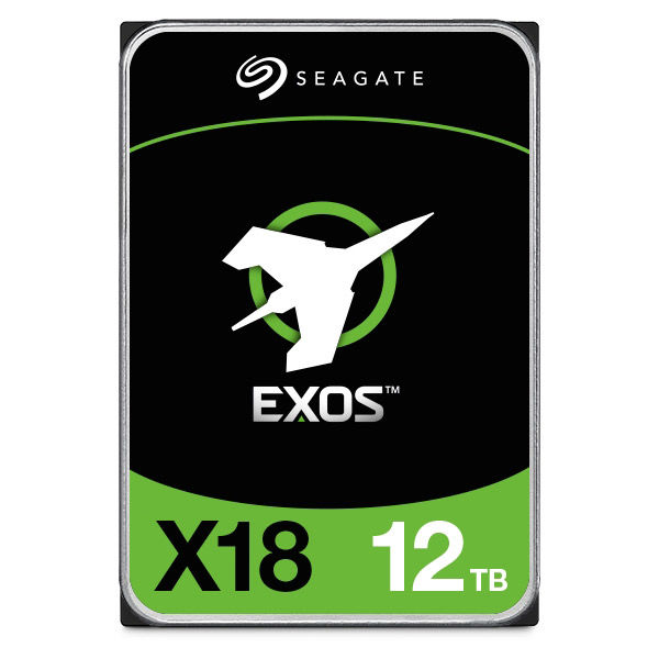 Exos X18 HDD(Helium)3.5 SAS 12Gb/s 12TB 7200RPM 256MB ST12000NM004J（直送品）