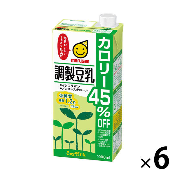 マルサン　調製豆乳カロリー45%オフ　1000ml　1箱（6本入）　マルサンアイ