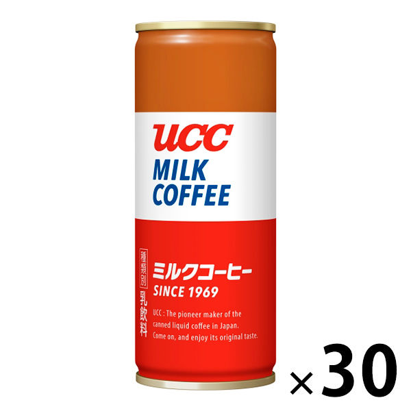UCC ミルクコーヒー 250g 1箱（30缶入） - アスクル