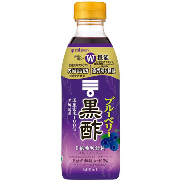 ミツカン　ブルーベリー黒酢　500ml　1本