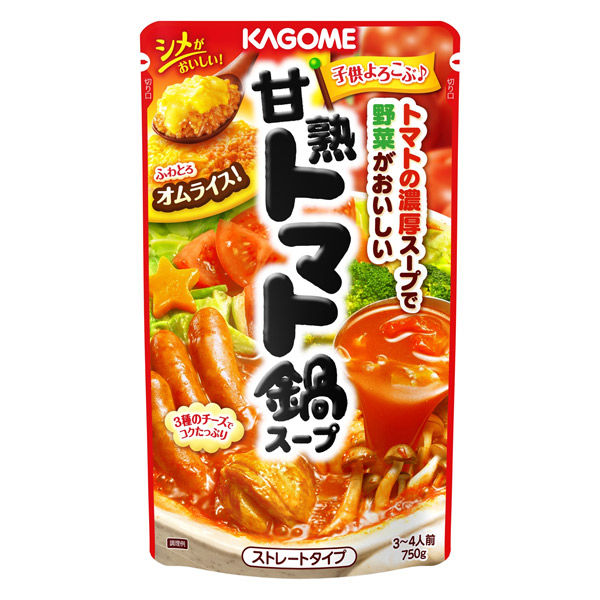 カゴメ 甘熟トマト鍋スープ 750g 1個 - アスクル