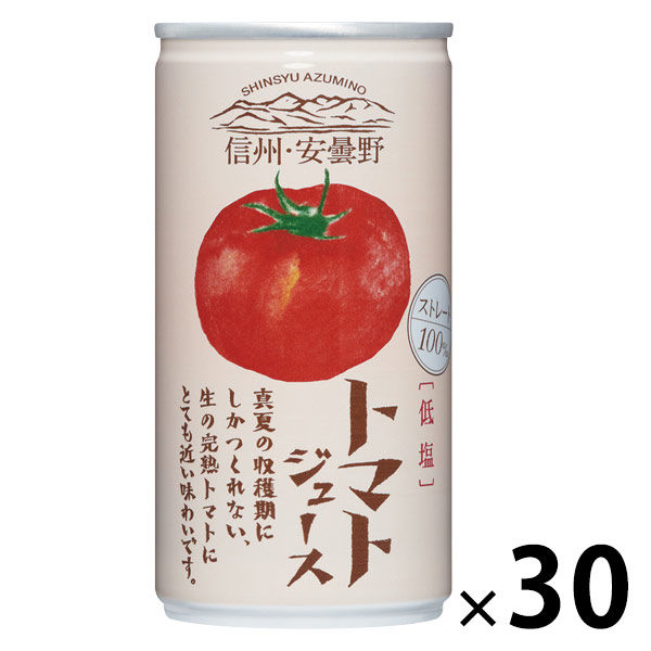 ゴールドパック 信州安曇野 トマトジュース 低塩 190g 1箱(30缶 ゴールドパック 信州安曇野 トマトジュース 低塩 190g 1箱(30缶