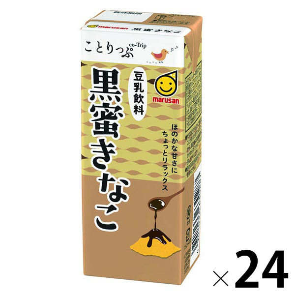 マルサンアイ ことりっぷ 豆乳飲料 黒蜜きなこ 200ml 1箱（24本入）