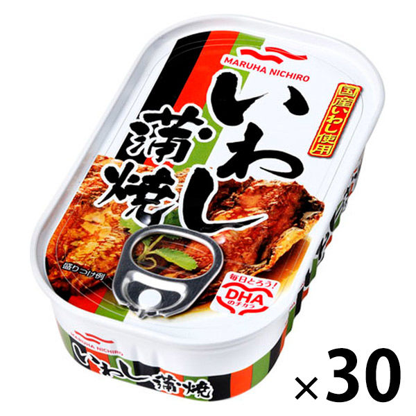 マルハニチロ いわし蒲焼 100g 30個 おかず・惣菜缶詰 - アスクル