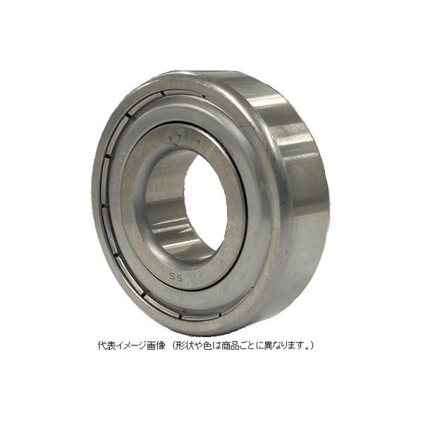 北日本精機 ステンレス深溝玉軸受6006HZZ（内径30mm外径55mm幅13mm）　1セット(2個入)（直送品）