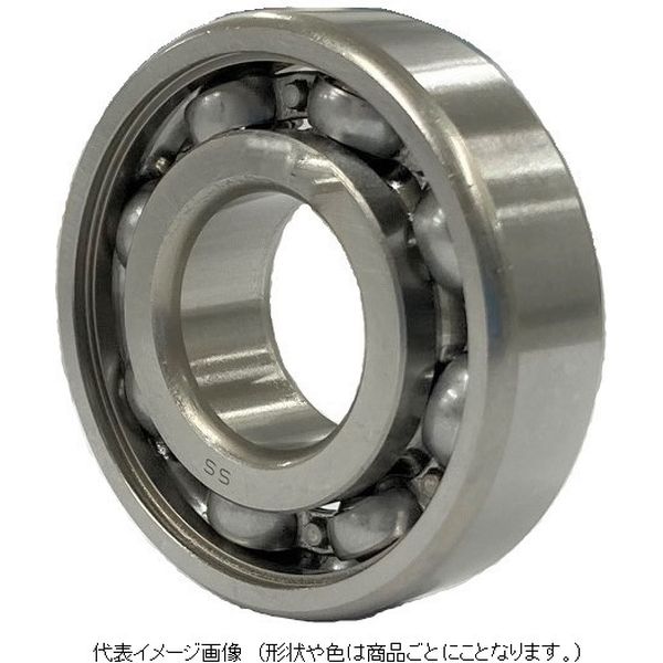 北日本精機 ステンレス深溝玉軸受6204H（内径20mm外径47mm幅14mm）　1セット(2個入)（直送品）