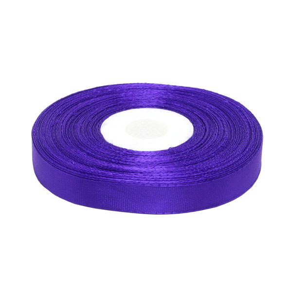 日本紐釦貿易 カラーリボン 巾12mm×29m お徳用10反 カラー/紫 AMK12-5-10 10巻セット（直送品）