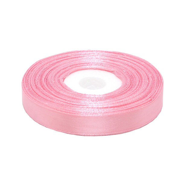 日本紐釦貿易 カラーリボン 巾12mm×29m　カラー/ピンク AMK12-7-10 1個（10巻）