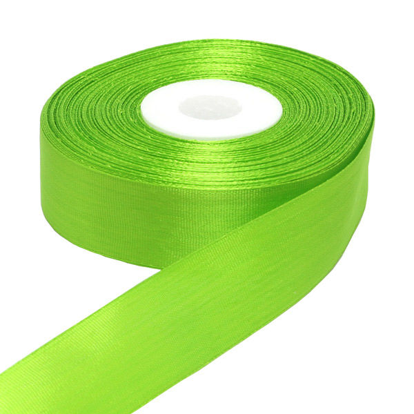 日本紐釦貿易 カラーリボン 巾24mm×29m お徳用5反 カラー/黄緑 AMK24-10-5 5巻セット（直送品）