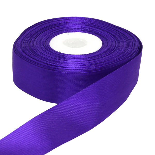 日本紐釦貿易 カラーリボン 巾24mm×29m お徳用5反 カラー/紫 AMK24-5-5 5巻セット（直送品）