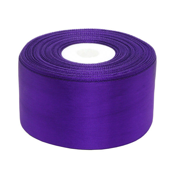 日本紐釦貿易 カラーリボン 巾48mm×29m お徳用5反 カラー/紫 AMK48-5-5 5巻セット（直送品）