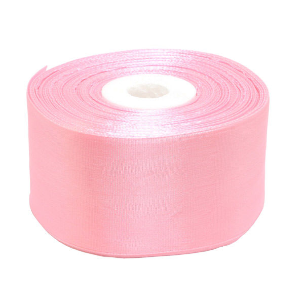 日本紐釦貿易 カラーリボン 巾48mm×29m お徳用5反 カラー/ピンク AMK48-7-5 5巻セット（直送品）