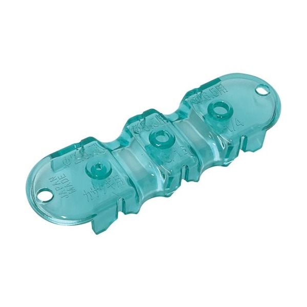 ダイドーハント DAIDОHANT 波板工具 下穴あけ治具 2.5、5.5、6.5mm 10179585 1個 243-8892（直送品）