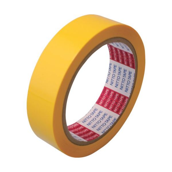 日東電工 日東 電気絶縁用ポリエステル粘着テープ No.31C 基材厚み25μ×25mm×50m 黄 31C-75-252550 Y 1巻（直送品）