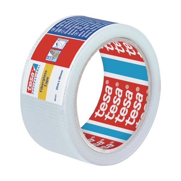 テサテープ tesa グラスファイバーテープ(ボード目地用)テサ60101 48mmx45m 60101-48-45 1巻 250-5576（直送品）