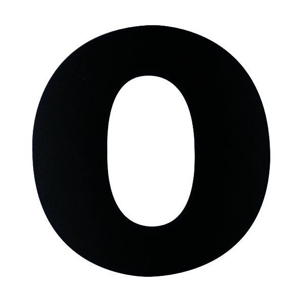 ダイドーハント マグネット切り文字 ブラック 0 10177776 1枚 144-2036（直送品）