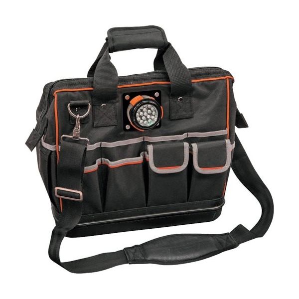 クラインツールズ KLEIN LEDライト付ツールバッグ TradesmanPro 31ポケット 55431 1個 251-3039（直送品）