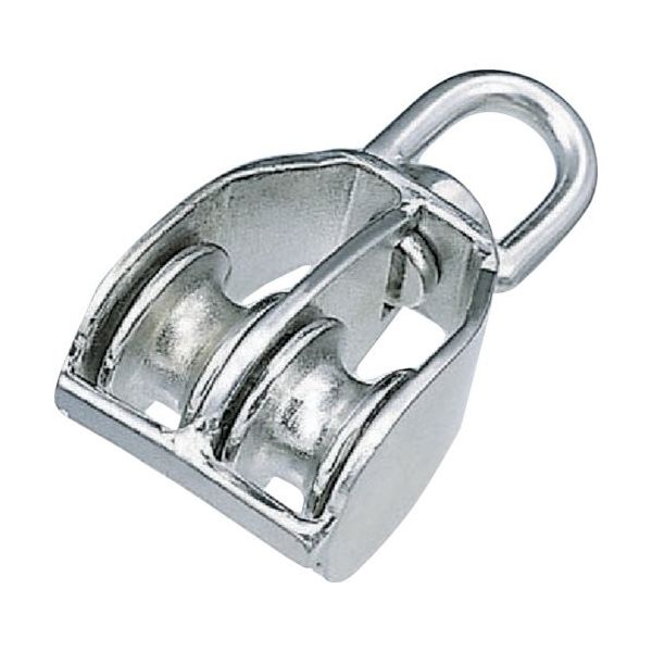 水本機械製作所 水本 ステンレス 豆ブロック2車 参考使用荷重240kgf A-1274 1個 251-1282（直送品）