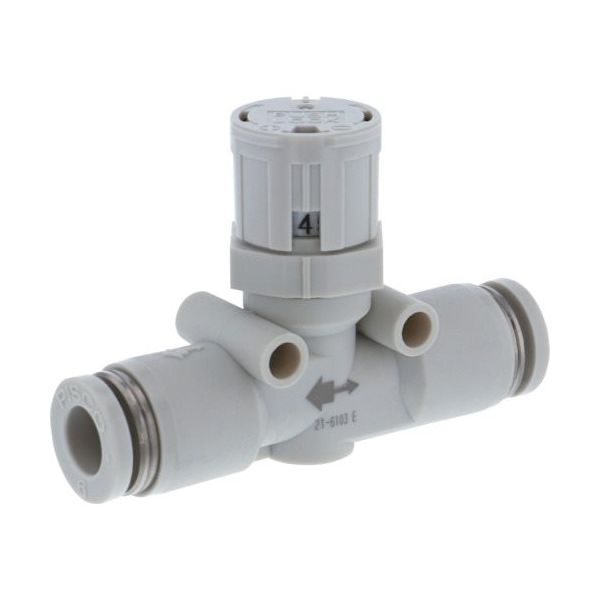 日本ピスコ ピスコ スピードコントローラダイヤル付タイプ ユニオンストレート(標準タイプ) JSGU12W 1個 260-3338（直送品）