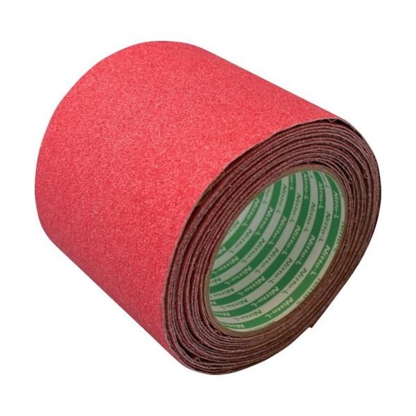 日東電工 日東エルマテ ノンスリップテープ 100mm×5m レッド LS-100R 1巻 252-2711（直送品）