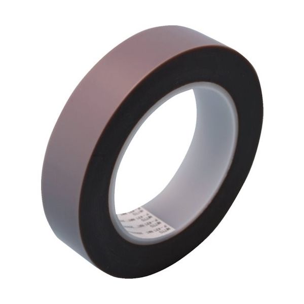 日東電工 日東電工アメリカ PTFEフィルム基材シリコーン粘着テープ Pー421 25.4mm×33m グレー P421X1 1巻（直送品）