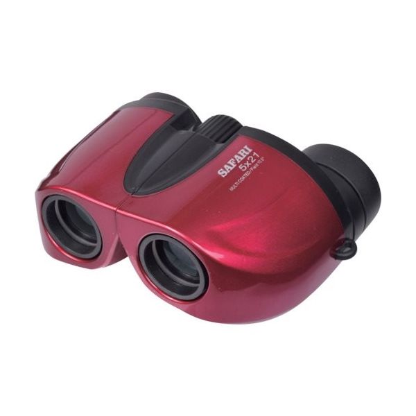 サイトロンジャパン SIGHTRON コンパクト広視野5倍双眼鏡 SAFARI5X21 レッド SAFARI5X21RD 1個（直送品）